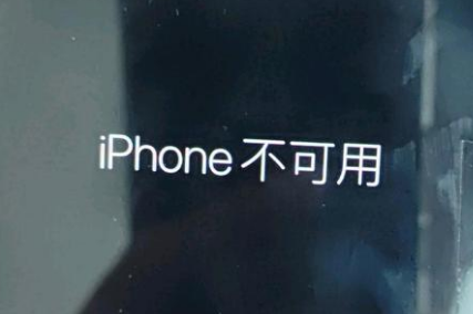 玉泉街道苹果服务网点分享锁屏界面显示“iPhone 不可用”如何解决 