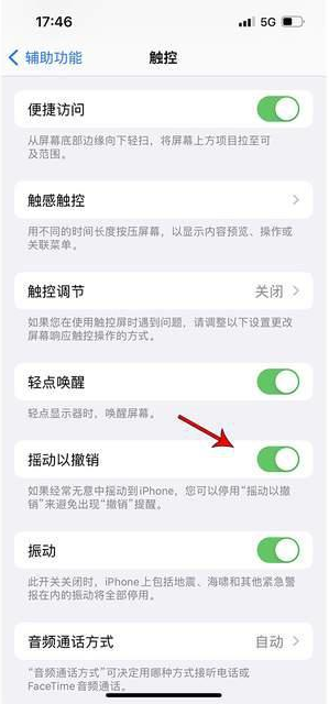 玉泉街道苹果手机维修分享iPhone手机如何设置摇一摇删除文字 